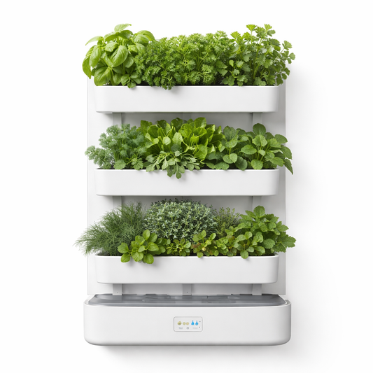 GreenAura LumaWall 3-Tier Herb Garden