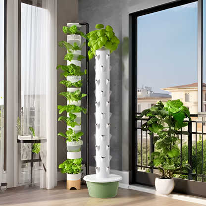 Verdura Rise EuroPlug 36-Site Vertical Hydroponic Tower System