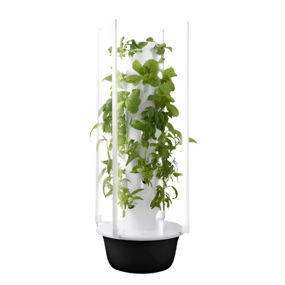 AeroGrove Noir Base 18-Site Vertical Hydroponic Tower System